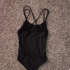 Cider Black CrissCross Bodysuit